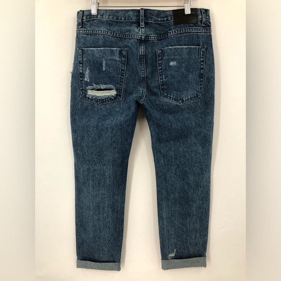 One Teaspoon 29x29 Awesome Baggies Destroyed Distressed Ripped 0640 Jeans blue - Picture 3 of 12